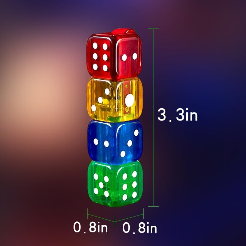 Colorful Dice Torch Butane Lighter