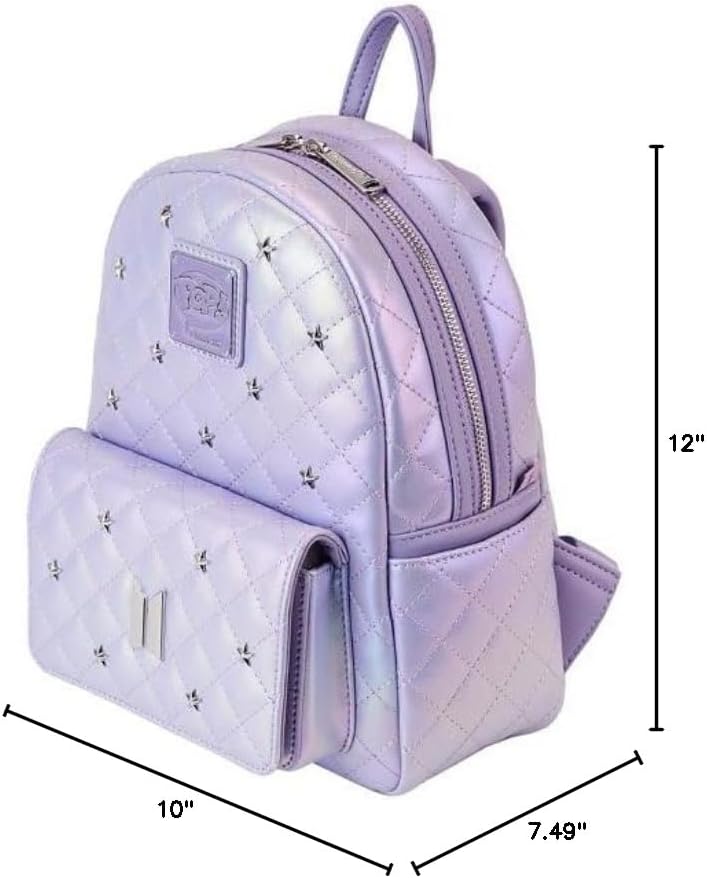 Shine Like ARMY! Loungefly BTS Iridescent Purple Mini Backpack
