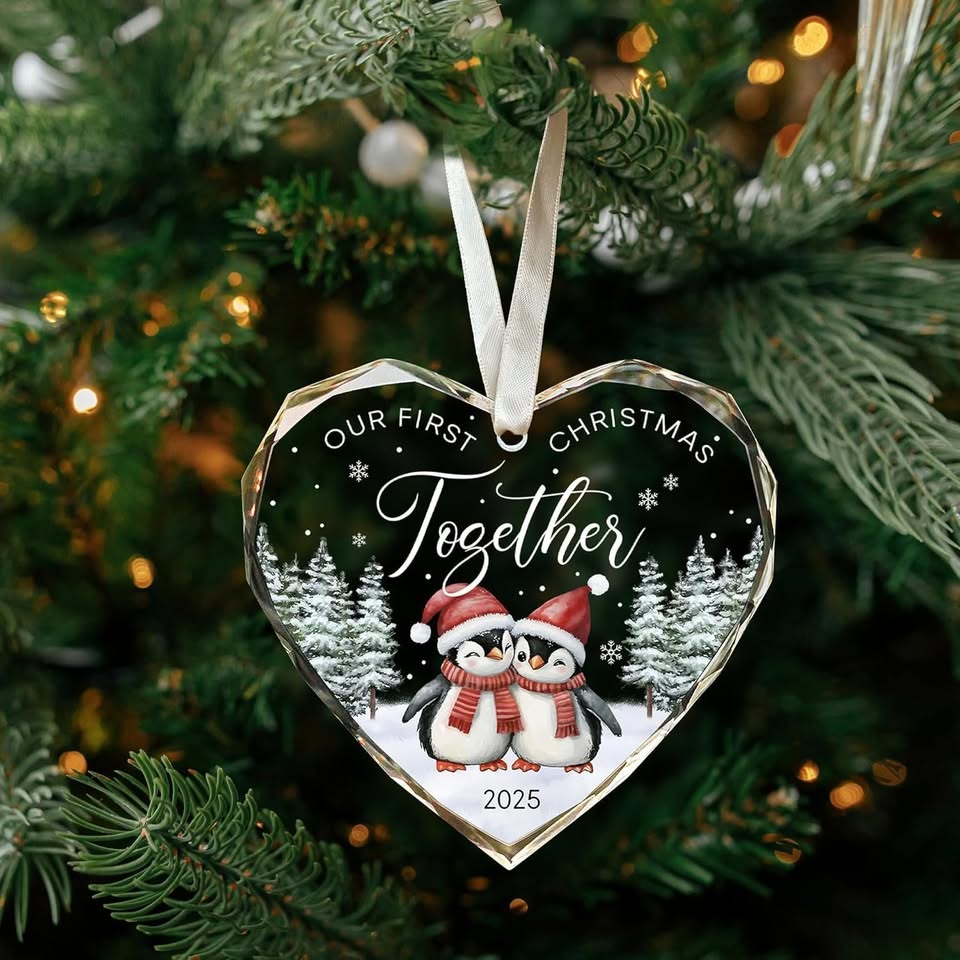 Our First Christmas Together Ornament for Couples 2025