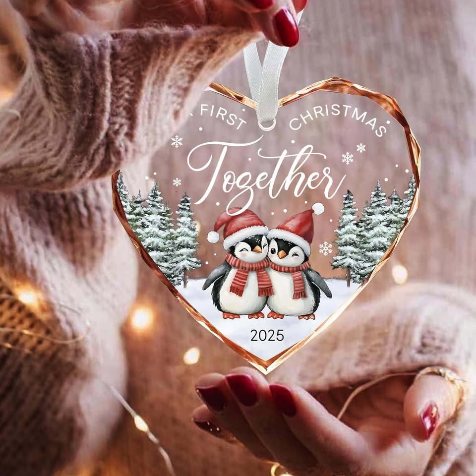 Our First Christmas Together Ornament for Couples 2025