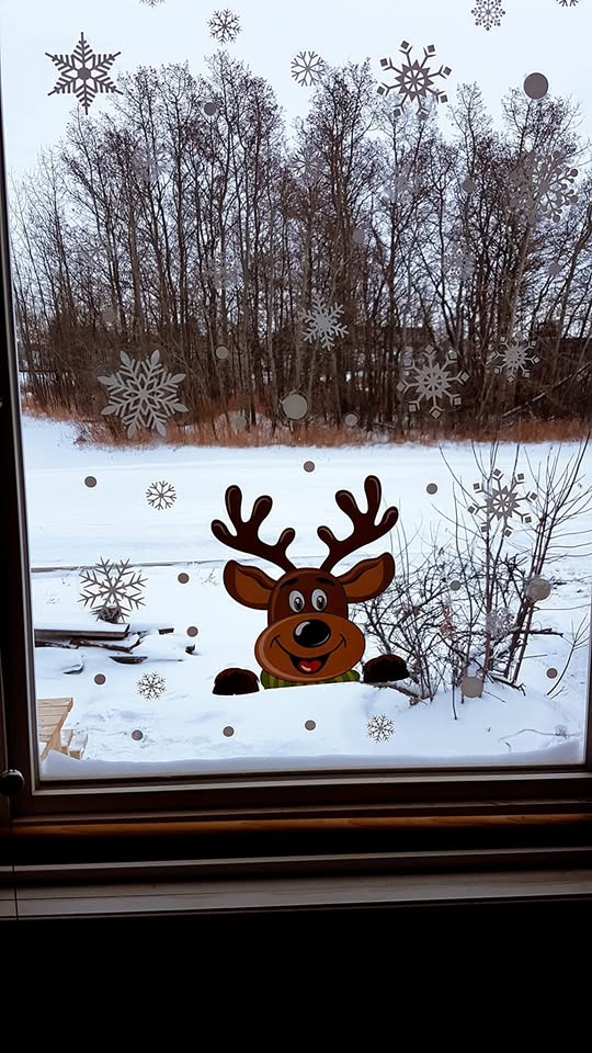 300 PCS 8 Sheet Christmas Window Cling Stickers