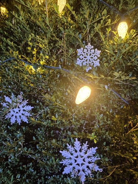 24PCS Snowflake Ornaments