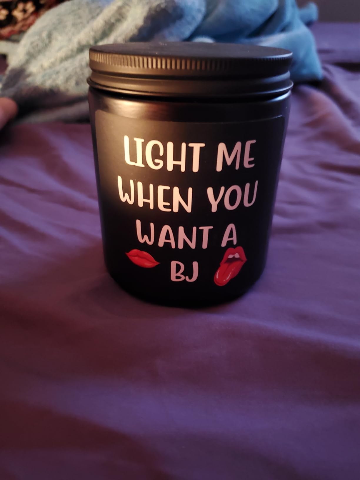 Funny Scented Candle for Him – Sandalwood Valentine’s Gift