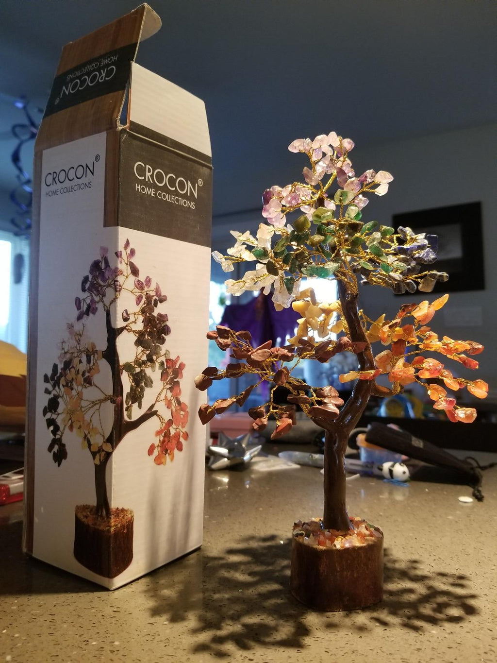 The Original Crystal Tree of Life – 7 Chakra Healing Crystal Tree