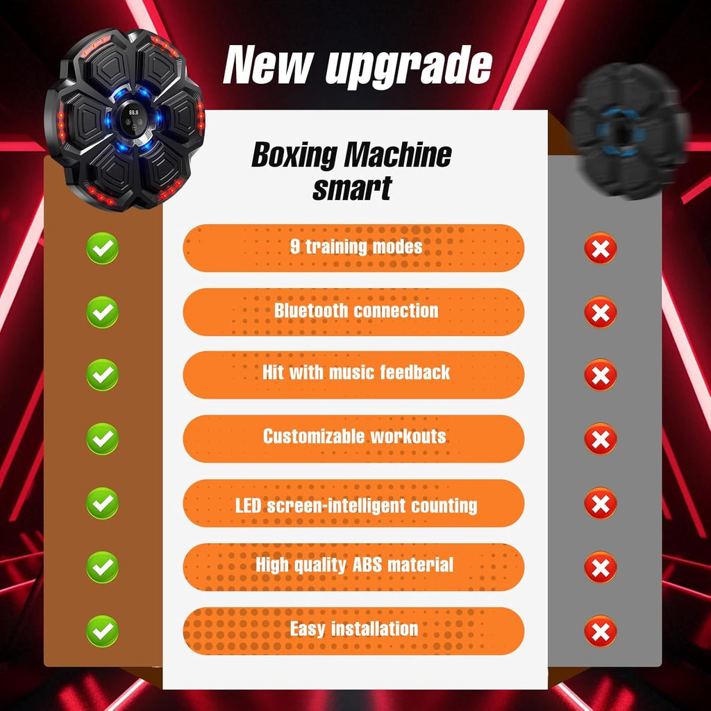 Professional Music Boxing Machine 2026 – Bluetooth Smart Trainer