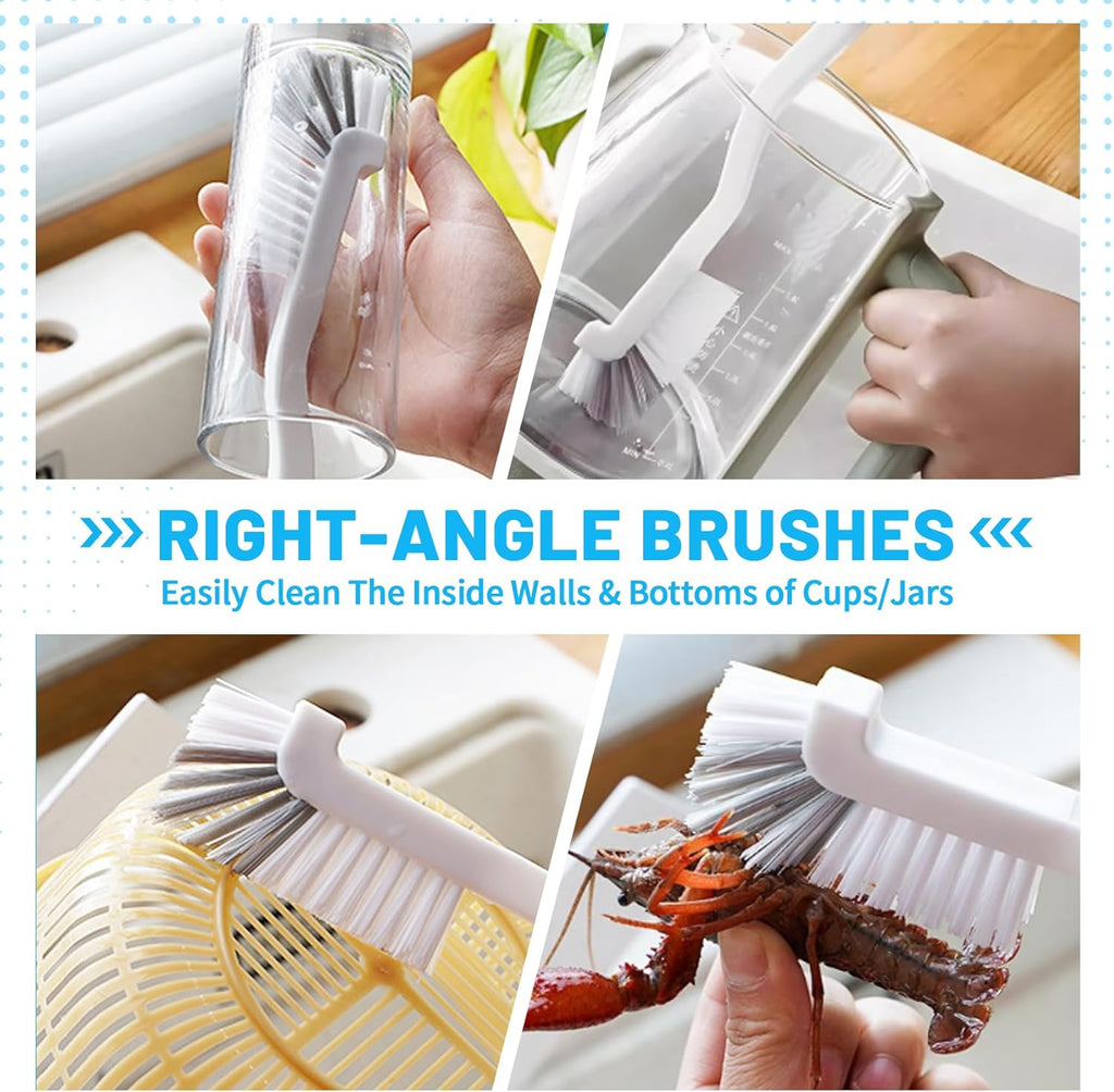 16PCS Crevice Cleaning Brush Set – Deep Gap & Window Groove Cleaner