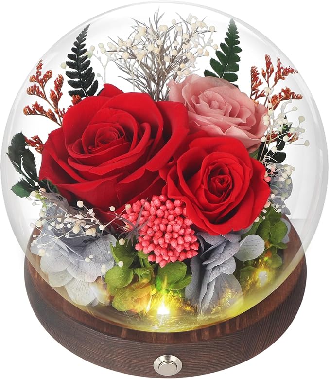 Valentine’s Day Gifts for Her – Forever Rose Birthday Gift for Women, Romantic Keepsake