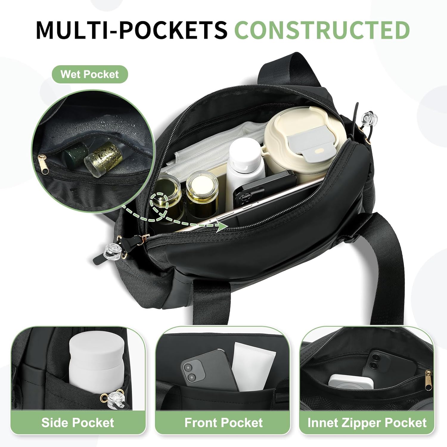 Mini Gym Bag for Women, Yoga Small Sports Bag for Women Girls