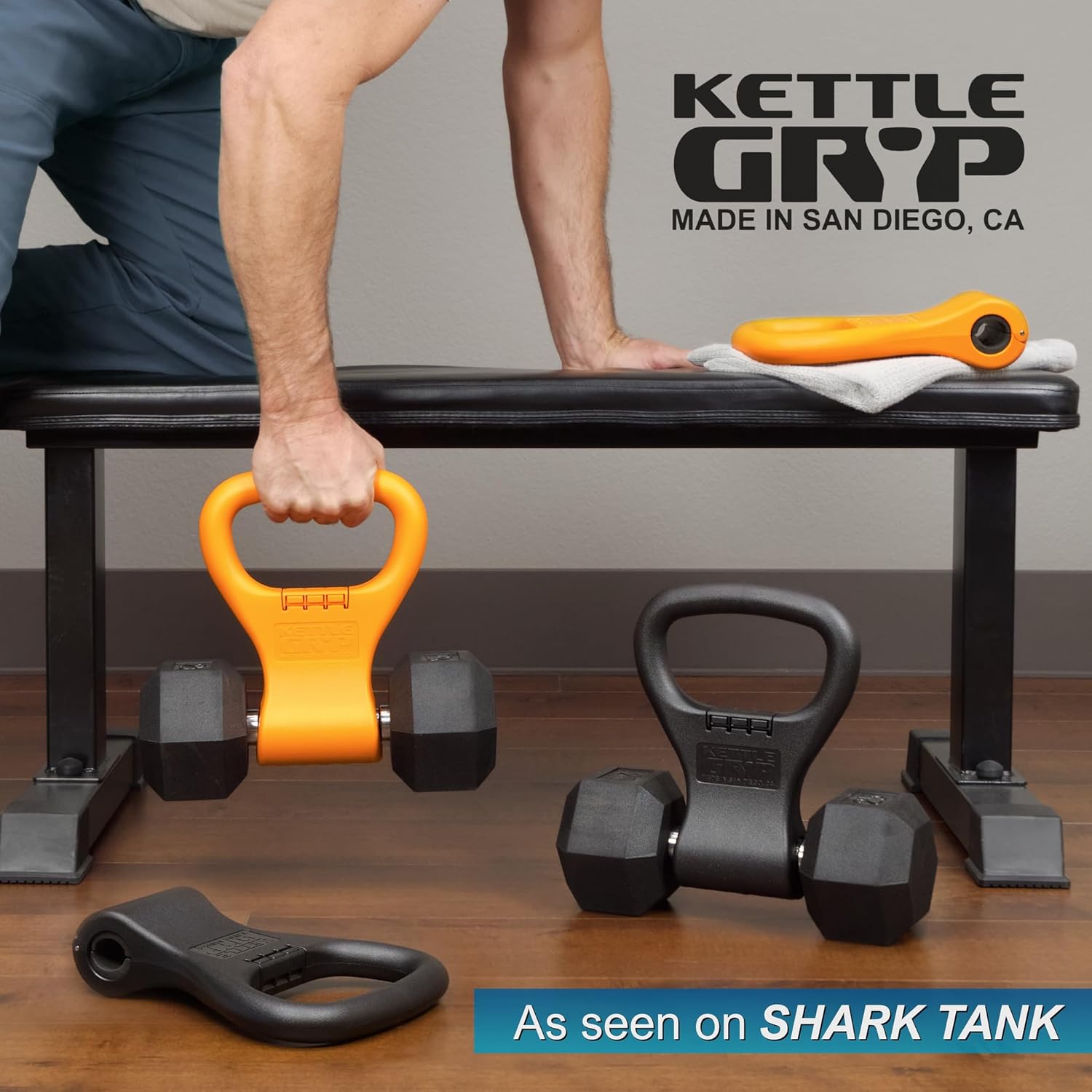 KETTLE GRYP – The Original Dumbbell to Kettlebell Converter