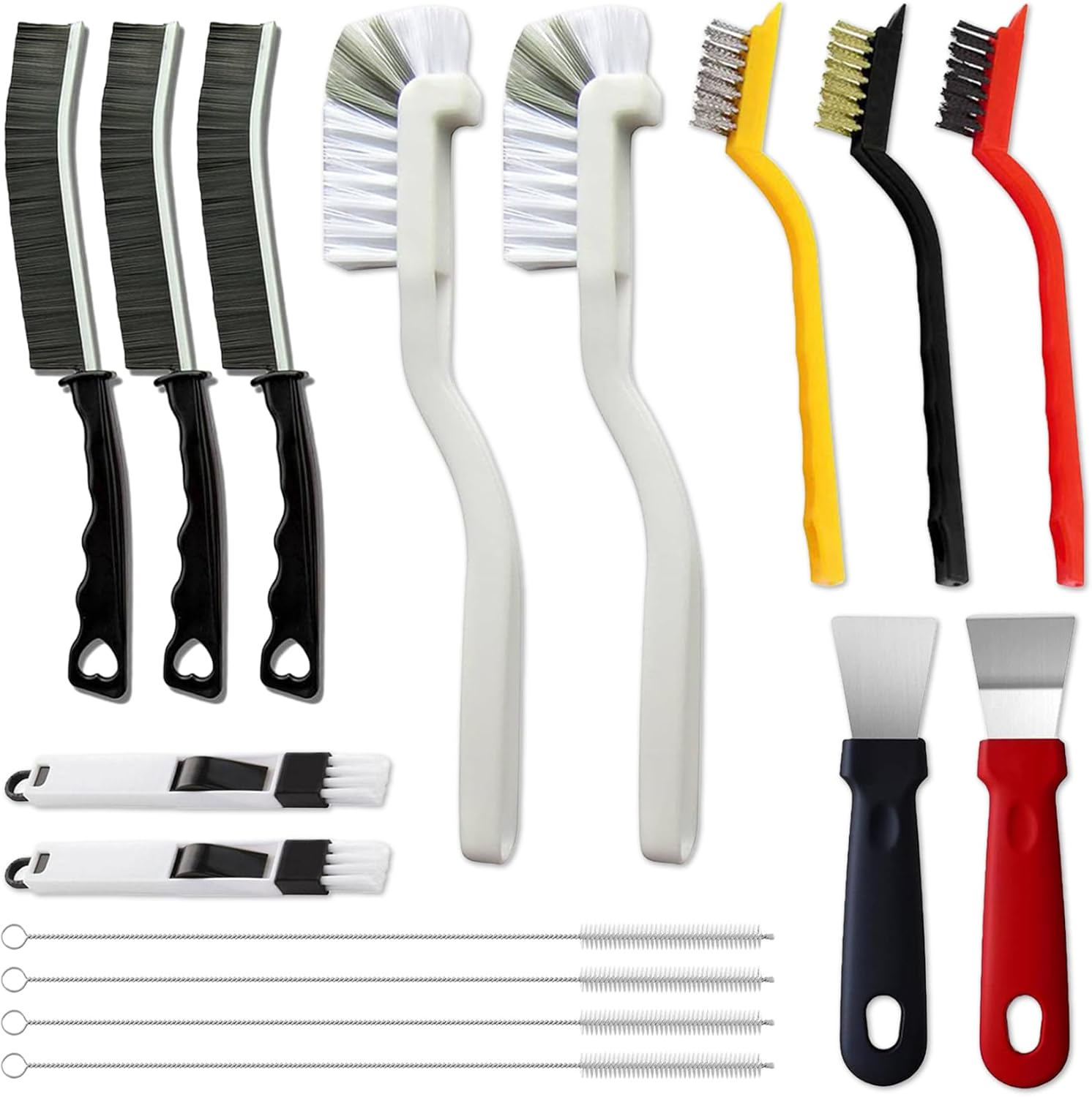 16PCS Crevice Cleaning Brush Set – Deep Gap & Window Groove Cleaner