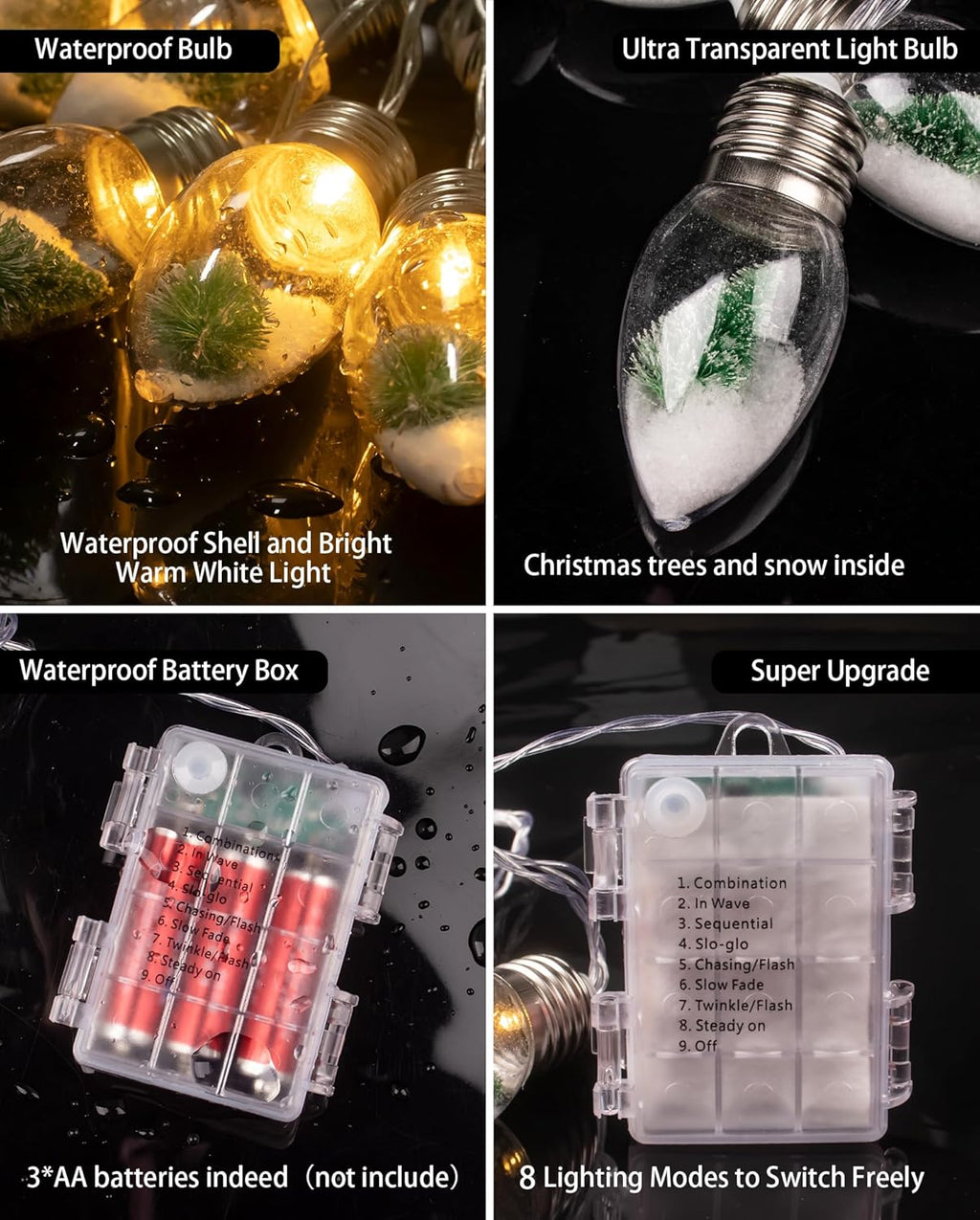 6.6 FT Christmas Lights for decorations