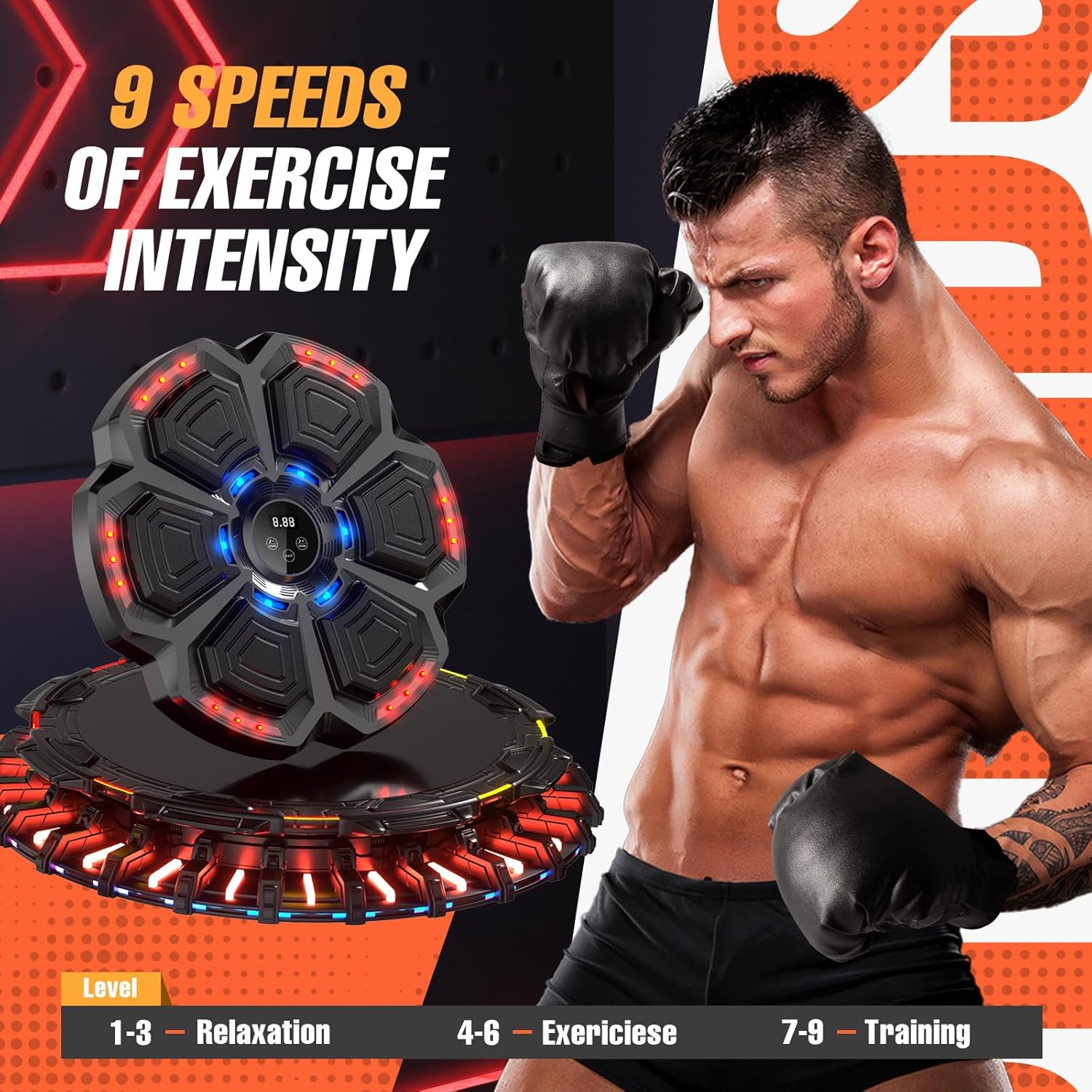 Professional Music Boxing Machine 2026 – Bluetooth Smart Trainer