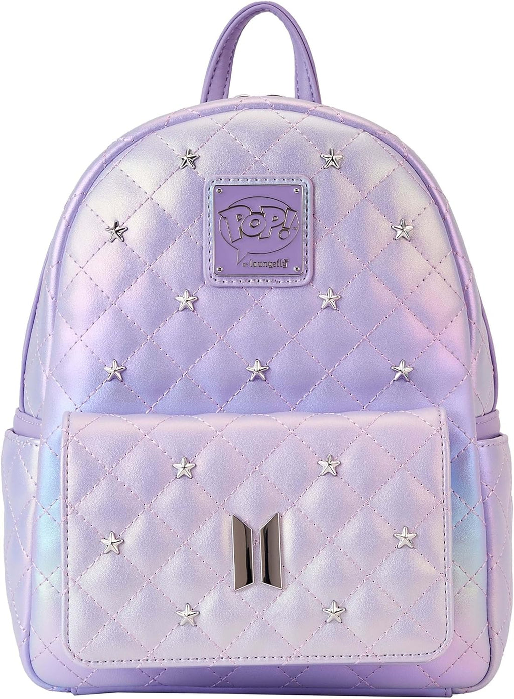 Shine Like ARMY! Loungefly BTS Iridescent Purple Mini Backpack