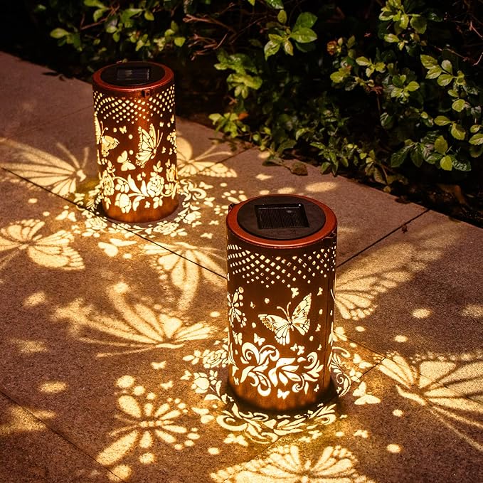 Christmas Gifts for Women Butterfly Solar Lanterns