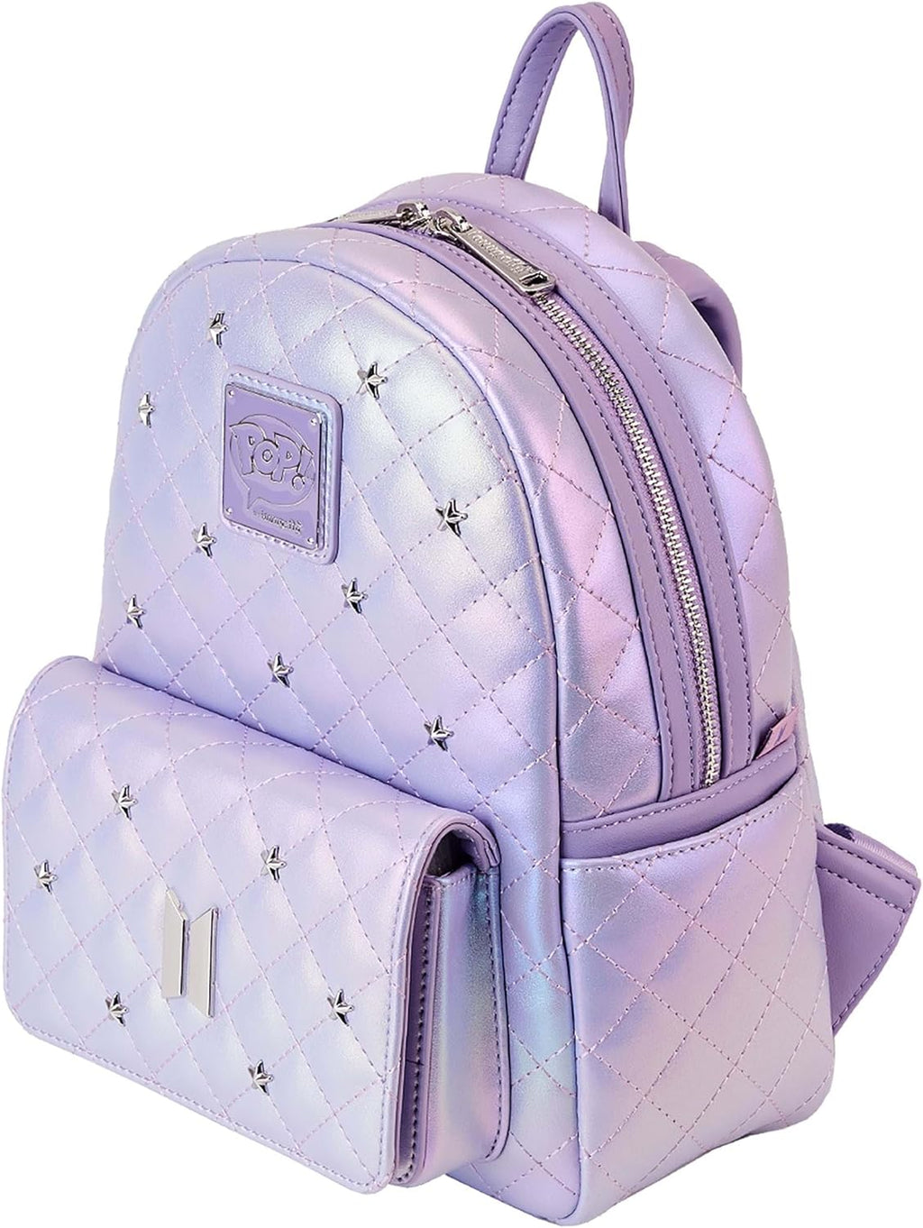 Shine Like ARMY! Loungefly BTS Iridescent Purple Mini Backpack