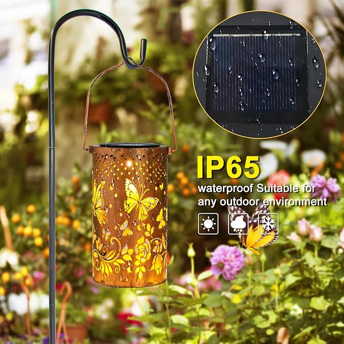 Christmas Gifts for Women Butterfly Solar Lanterns