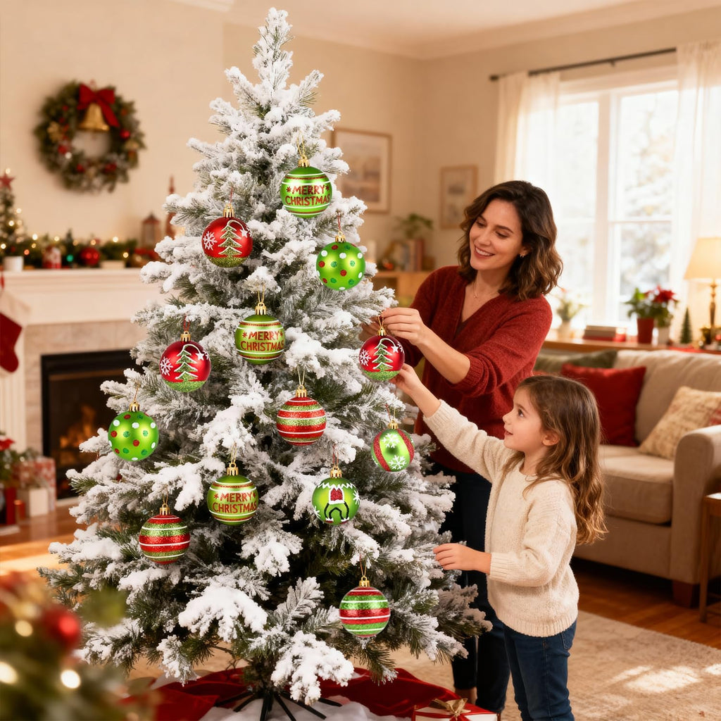 18pcs Christmas Balls Ornament