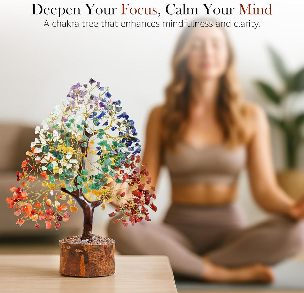 The Original Crystal Tree of Life – 7 Chakra Healing Crystal Tree