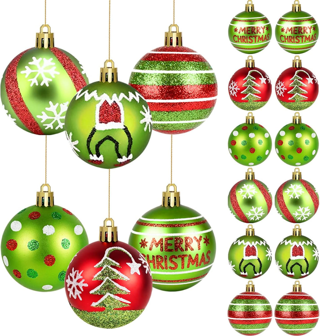 18pcs Christmas Balls Ornament