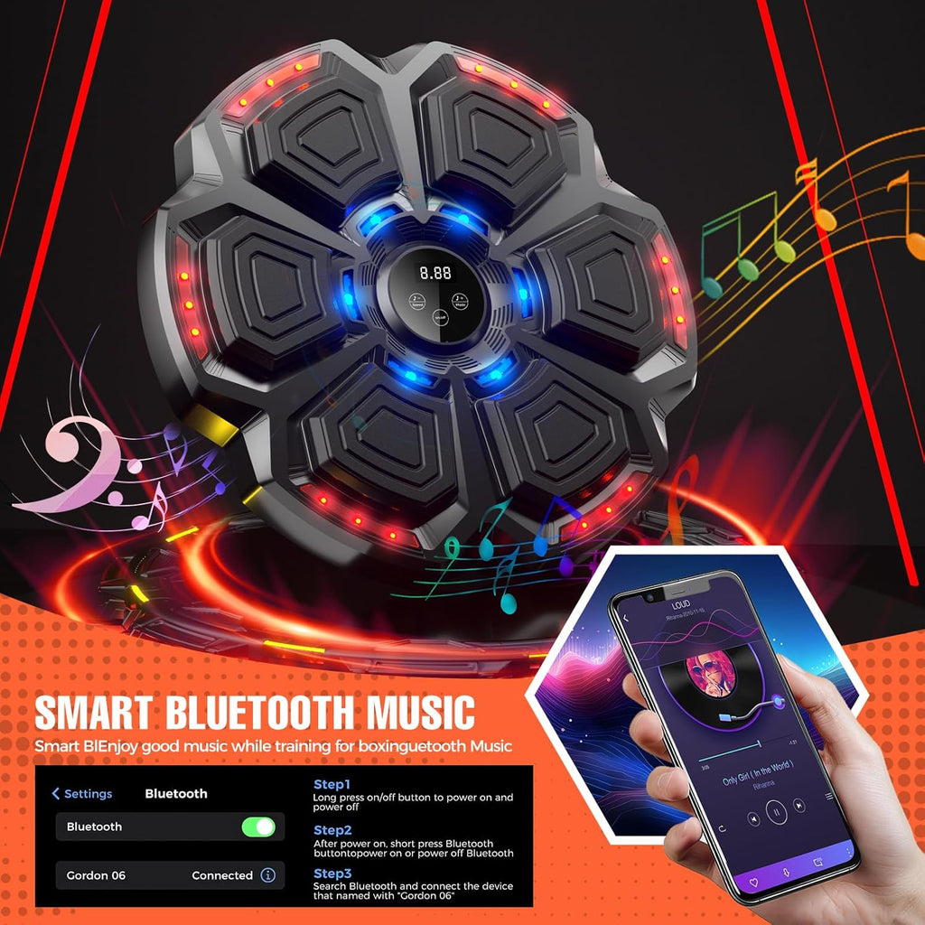 Professional Music Boxing Machine 2026 – Bluetooth Smart Trainer
