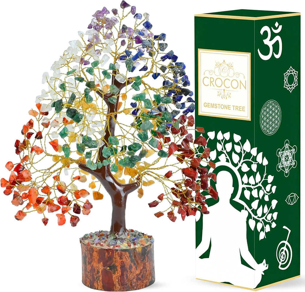 The Original Crystal Tree of Life – 7 Chakra Healing Crystal Tree