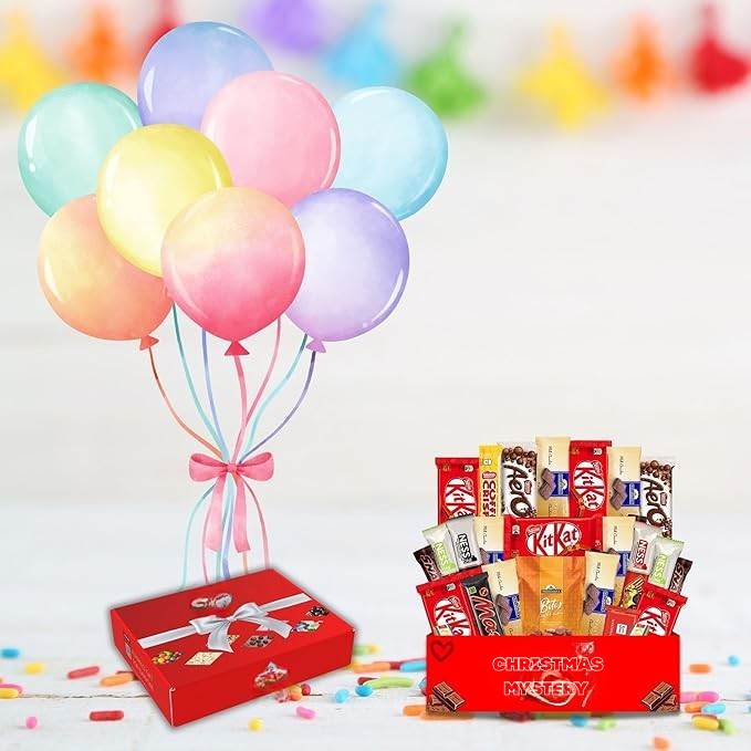 Christmas Chocolate Mystery Box – Surprise Chocolates Inside 🎄