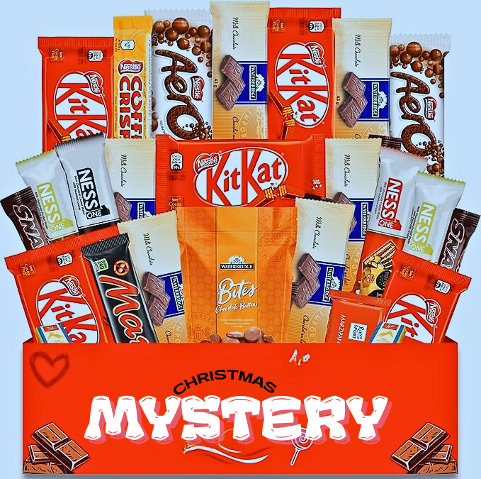 Christmas Chocolate Mystery Box – Surprise Chocolates Inside 🎄